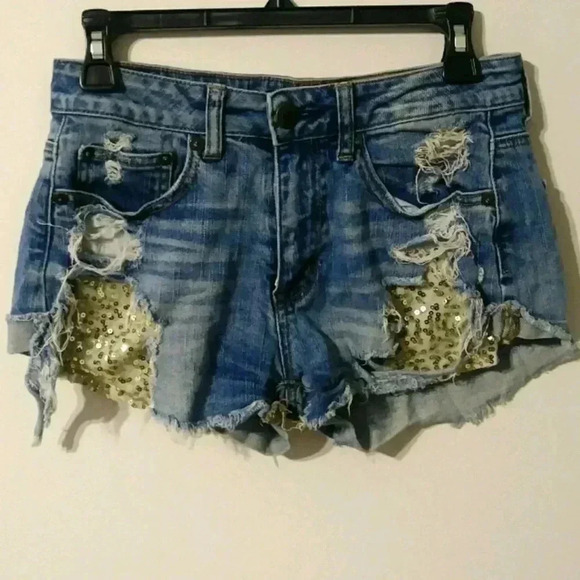 AEO Hi-Rise Festival shorts Size 2 - Picture 1 of 6